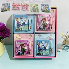 1pc New High-Quality 2-Pen Creative Pocket Portable Mini Notebook, Random Style, Suitable As New Year, Valentine's Day, Easter Gift - Multicolor - View 7