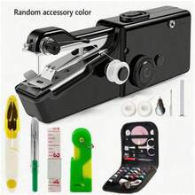 Máquina de coser inalámbrica y portátil, alimentada por batería, ligera y fácil de usar, adecuada para proyectos de ropa y textiles DIY, ideal para principiantes y adultos (baterías no incluidas) - Multicolor - Ver 13