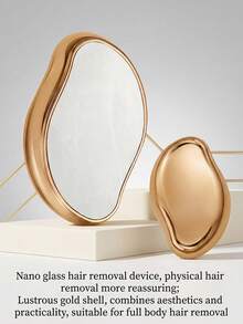 1pc Crystal Hair Eraser For Women And Men, Reusable Crystal Hair Remover Magic Painless Exfoliation Hair Removal Tool, Magic Hair Eraser For Back Arms Legs - Multicolor - View 1