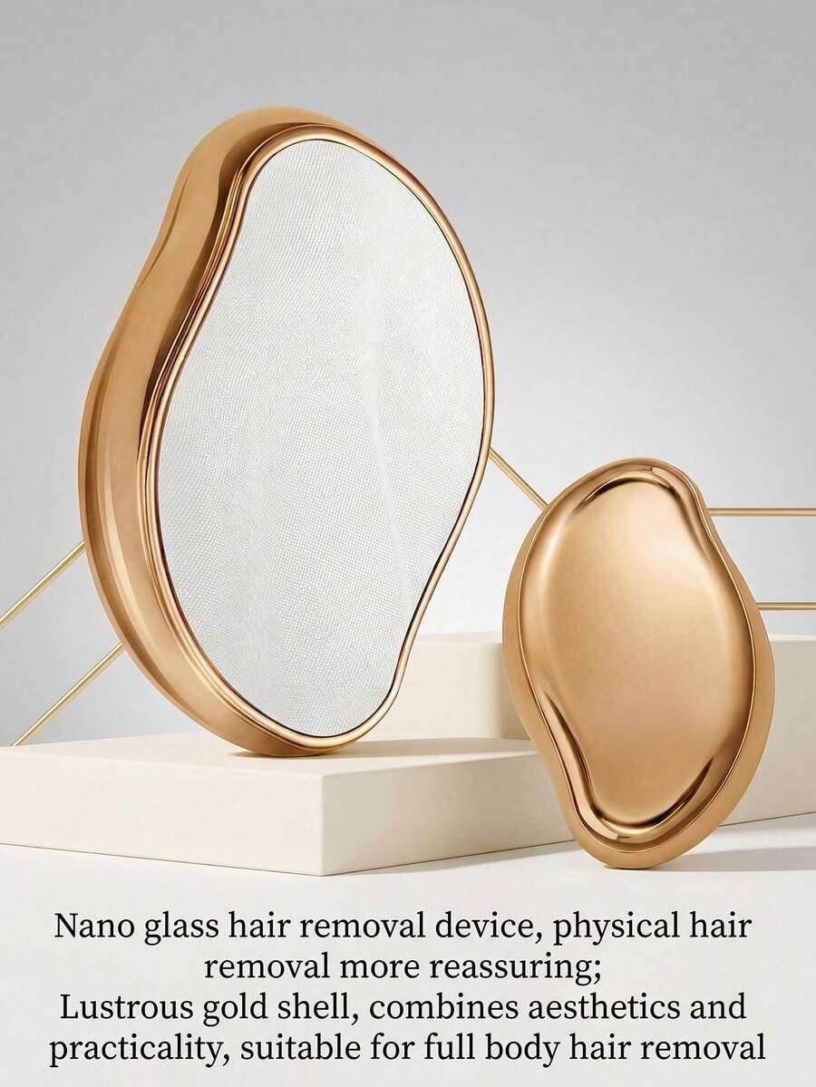 1pc Crystal Hair Eraser For Women And Men, Reusable Crystal Hair Remover Magic Painless Exfoliation Hair Removal Tool, Magic Hair Eraser For Back Arms Legs - Multicolor - View 1