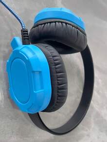 Tai nghe giáo dục cao cấp với dây cáp đan xen - Màu xanh lam - Xem 3