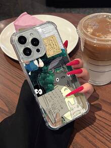 Mercancía de Mi Vecino . Esta elegante funda es compatible con los modelos  17, 16, 15, 14 Pro Max, 13, 12, 11, XR y XS Plus. Fabricada en silicona TPU, ofrece protección contra golpes y caídas, además de una sensación superior. Es un regalo ideal para familiares, amigos y seres queridos, y una opción perfecta para San Valentín.fundas para ,fundas,accesorios para celular,fundas para celular,fundas para  13,funda  13,funda  16,funda  17 pro max,funda  15,fundas para  16,fundas  11,fundas ,san valentín detalles,san valentín,vaquero - transparente - Ver 3