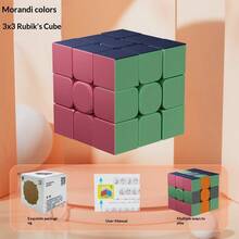 2026 New Arrival Colorful Morandi Cube 2x2 3x3 4x4 5x5 Puzzle Brain Teaser, Perfect Gift For Birthday, Holiday, Valentine's Day, Easter, Hand Exercise, Party Favor, Interesting Creative Gift For Teens - Multicolor - View 10