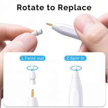 2026 New 6-Pack Apple Pencil Second Generation/First Generation Nib Replacement Nib-Sensitive And Precise Control Of IPad IPEN Cil Nib For Pencil USB C/ Second Generation/First Generation Pen, The New Box Looks Good And Gives It Away On Holidays. - Multicolor - View 9