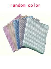 10pcs/Pack Fish Scale Microfiber Cleaning Cloths, Glass Cloths, Polishing Cloths, Wiping Cloths, Window Cleaning Cloths, High Absorbency, Lint-Free, Suitable For Mirrors, Cars, Screens And Kitchens, Multipurpose Reusable Towels, Valentine's Day Towels - 25*25 Random Colors-10 Pieces - View 15
