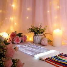 12支装光纤荧光棒，白色，持久发光，婚礼魔杖，LED闪光棒，3种照明模式，适用于婚礼新娘、派对、生日、返校、荧光夜活动等场合。 - 白色光纖 - 查看 9