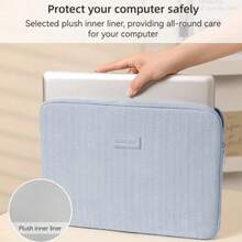 Bolsa para portátil para Xiaomi  , funda para computadora portátil para Macbook Air Pro Retina 13 14 15 15.6 pulgadas - Beige - Ver 5