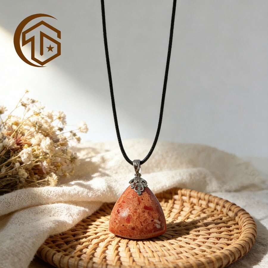 Zhenwei xina Collares colgantes para mujer - Rojo - Ver 1