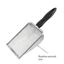 1pc Sturdy Fine Mesh Cat Litter Scoop, Garbage Cleaning, Quality Filtration For Fine Sand Litter, Convenient Pet Waste Cleaning, Mesh Structure, Durable Material, Efficient Screening, Suitable For Cat And Dog Households - Multicolor - View 13