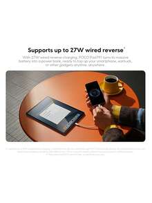 Xiaomi 小米 POCO Pad M1 平板电脑全球版，8GB + 256GB，骁龙 7s 第四代处理器，12.1 英寸 2.5K 高清显示屏，支持最高 2TB 存储扩展，12000mAh（典型值）电池，小米 HyperOS 2 系统 - 灰色 - 查看 3