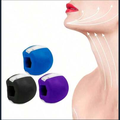 1pc Silicone Jawline Muscle Exerciser, For Chin Training And Facial Shaping, Adult Fitness Equipment