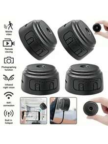 1/2/3/4pcs Mini 1080P WiFi Security Camera With Night Vision, Rechargeable Battery, Easy Installation, APP Control, Motion Detection, Suitable For Elderly, Pets, Office Etc, Remote Viewing On Mobile - Multicolor - View 13