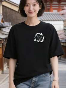 Women T-Shirts - Black 14 - View 7