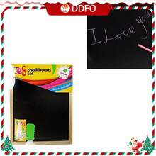 Black Chalkboard Set Includes 4 Coloured Chalks And Eraser From Ddf The Best Price - Classic - View 1