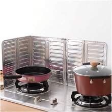 Splash Guard, Oil Splash Baffle For Kitchen Gas Stove, Heat Insulation Supplies, Household Stove Aluminum Foil Heat Shield - Multicolor - View 6