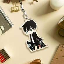 Opjoys 1pc Acrylic Carnival Cute Cartoon Keychain, Suitable For Hanging On Bags And Keys, Cosplay Accessory, Small Ornament, Keychain Accessory | Anime Derivative | Car Key Chain - Multicolor - View 3