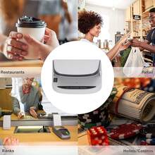 UV Counterfeit Bill Money Detector Automatic On Off Currency Detector for Check Passport Credit Card DC5V 2A - Blanco - Ver 3