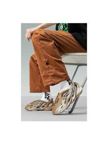 Men Clogs - Brown and Gray Camouflage - View 6