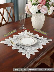 1 件 100% 涤纶绣花餐垫 - 米色 - 查看 13