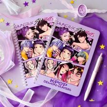 1套KPOP女巫狩猎主题文具套装，实用学习用品，学生奖励，小型生日礼物 - 随机款式 - 彩色 - 查看 5