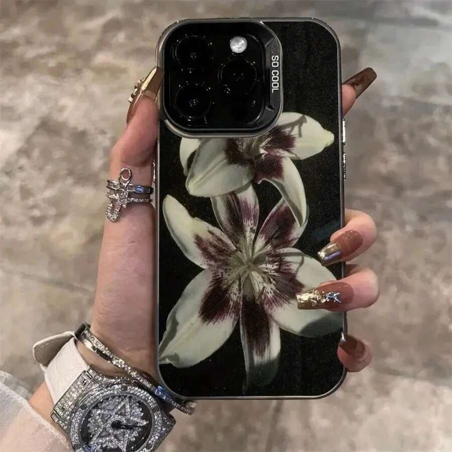 Case Cover For IPhone XR A50S A51 A52S A54 A55 A71 A72 M11 M23 M34 S20 FE S21 FE S22 Ultra S23 FE S23 Ultra S24 Plus S24 Ultra S25 EDGE S25 Plus S25 Ultra Redmi A1 A2 A3 A5 9A 10C 11A 12 12C 13C 14C 15 Poco X3 Pro X5 Pro X6 Pro X7 Pro F3 F6 PRO F7 PRO F7 ULTRA M4 C55 C65 8 Pro 9s 9 Pro 10s 11 Pro 11s 12S 12 Pro 13 Pro 14 Pro 11 Lite 14 MOTO G10 G14 G20 G22 G24 G30 G34 G52 G54 G60 G84 E22 E40 Shockproof Matte Lily Pattern - J1B - 查看 1