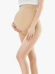 1 Pair Maternity Anti-Crack Pantyhose, Suitable For All Stages Of Pregnancy, Maternity Wear & Expectant Mothers - Apricot - View 7