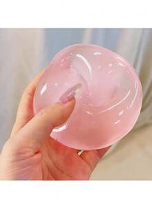 1个/2个可塑形慢回弹蓝色椰子油手工捏捏球，圆形麦芽减压捏捏玩具，节日、生日、复活节、万圣节、圣诞节、派对的理想礼物 - 彩色 - 查看 6