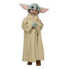 KIWI Baby Classic Children's Costume For Boys And Girls – Complete Outfit For Carnival And Halloween, The Mandalorian Cosplay, Hooded Tunic, Ideal For Theme Parties, Birthdays, School Events, And Galactic Role-Playing At Home - Nhiều màu - Xem 1