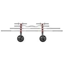 Soporte para mancuernas para pared - Soporte para mancuernas - Para mancuernas mancuernas y discos - Soporte para pesas y pesas para entrenamiento en casa - Montaje en pared - MH-S208-2-B031 - como en la foto - Ver 3