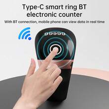 Electronic Digital Tally Counters OLED Display Ring Holder Intelligent APP Counting Type-C SilentTouch Smart Finger Counter - Mixed Colors - View 2