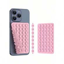1pc Silicone Suction Cup Phone Case Stand, Octobuddy Brand Sticky Phone Holder, Suitable For Halloween, Christmas And Other Holidays, Can Be Given As A Gift - 1pcs - 查看 12