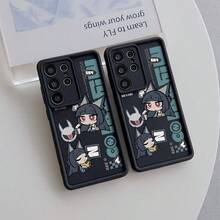 New Model Debut, 1pc Zenless Zone Zero Miyabi Hoshimi Phone Case Compatible With Galaxy S25 S24 S23 S22 S20 FE Ultra Plus 4G 5G Shockproof Soft Back Cover - Mix Color 1 - View 3