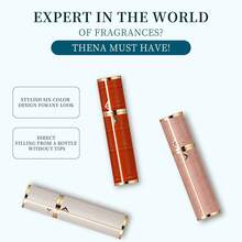 5ml Mini Perfume Atomizer Refillable Travel Cologne Dispenser Portable Sprayer (White) - trắng - Xem 3