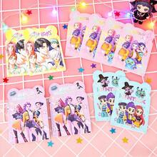 2件套K-Pop女巫猎人主题文具套装，高品质不规则笔记本，学生学习奖励礼品（款式随机） - 彩色 - 查看 3