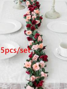 Dây leo hoa hồng nhân tạo (1/3/5 chiếc), trang trí tiệc cưới, phòng ngủ, phòng khách, phòng tắm, trang trí tường ngoài trời, sân vườn, trường học, tiệc sinh nhật, Ngày Valentine, Giáng sinh, Năm mới. - Rượu sâm banh - Xem 9