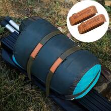 2pcs Camping Luggage Straps, Tent Tarp Storage Tie Down Ropes. Picnic Mat Nylon Binding Cords, Firewood Storage Belts, Miscellaneous Binding Straps, Outdoor Camping Accessories - A - View 3