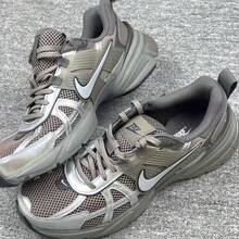 Nike New Men's V2K RUN Athletic Dad Shoes Retro Running Shoes - Brown/Silver - View 1