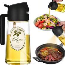 1pc 400ml PET Material Olive Oil Spray Bottle With Measurement Scale, Sprayer And Pump In One, Refillable, Suitable For Olive Oil, Cooking Oil, Soy Sauce, Salad Dressing And Other Liquids - Multicolor - View 8
