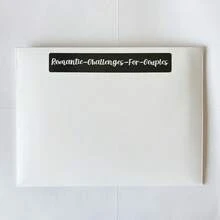 1 Set Black Romantic Scratch Art Poster With Envelope, Gift For Valentine's Day, Anniversary, Birthday, Mother's Day - 1 Set - View 2