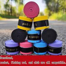 5pcs Sweatbands, Baseball Bat Sweatbands, Non-Slip Bicycle Handlebar Straps, Sports Badminton Racket Grip Sweatbands, Fishing Rod Handle Sweatbands - A - View 3