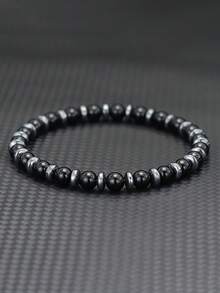 Fashion Stone Beaded Bracelet 6mm Tiger Eyes & Agate Bracelet Confidence, Protection, Courage, Focus, Grounding,Yoga Meditation Jewelry Gift For Women Men Pulseira - Multicolor - View 11