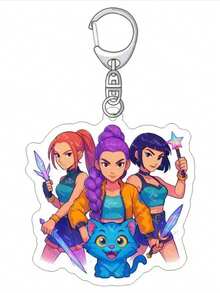 Mattel 1 pieza Llavero acrílico de The Witcher - Multicolor - Ver 2