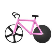 1个自行车造型披萨刀，创意滚动披萨刀，双轮披萨切割器，披萨分割器，单轮自行车造型披萨刀，不锈钢披萨刀，适用于家庭和专业厨房 - 有趣的披萨派对装饰 - 易于清洁的披萨切割工具 - 烹饪爱好者的趣味设计 - 多 - 查看 13