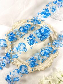 1 Roll Floating Bubble PET Decorative Tape, Suitable For Scrapbooking, DIY, Planner, Magazine, Photo Album - Multicolor - View 21