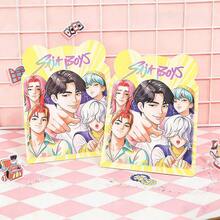 2件套K-Pop女巫猎人主题文具套装，高品质不规则笔记本，学生学习奖励礼品（款式随机） - 彩色 - 查看 7