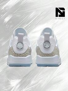 Jordan Spizike Low White Metallic Silver Barely Blue Neutral Grey – Men's Lifestyle Sneakers – Shoes For Man -Vintage-Spring & Summer-Inspired Running Shoes, Shock-Absorbing Comfort, Gym To Streetwear Casual Wear-Mother's Day Gifts-Father's Day Gift– FQ1759 103 - Trắng/Bạc ánh kim/Xanh nhạt/Xám trung tính - Xem 4