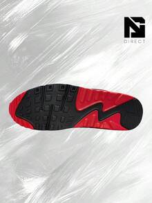 Nike Air Max 90 USA (2024) – Men's Lifestyle Sneakers – Shoes For Man -Vintage-Spring & Summer-Inspired Running Shoes, Shock-Absorbing Comfort, Gym To Streetwear Casual Wear-Back To School– DM0029 005 - Light Smoke Grey/Phantom Armory/Navy Fire/Red Flat/Pewter Black - 查看 5