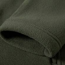 TIANXICO Mens Fleece Jacket Full Zip With Pockets Warm Lightweight Winter Jacket Thermal - PALEGREEN - View 10