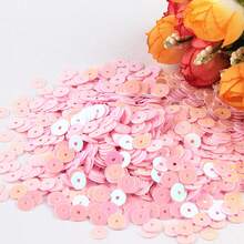 AB Pink Flower Paillettes Sequin 3mm-30mm Flat Round PVC Sequins Embroidery Craft Paillette For DIY Needlework Sewing Garment Jewelry Making Lentejuelas Coser - 20 Grams - View 20
