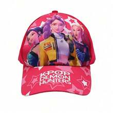 Mattel KpopDemonHuntes New Anime Cartoon Demon Huntress Printed Baseball Cap, Snapback Hat - Multicolor - View 9